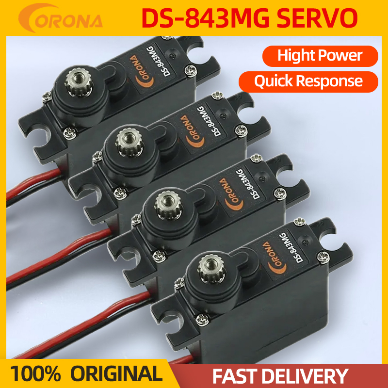 Brushless Motor Thrust Test Stand - 4PCS Corona DS843MG Digital Servo Hohe