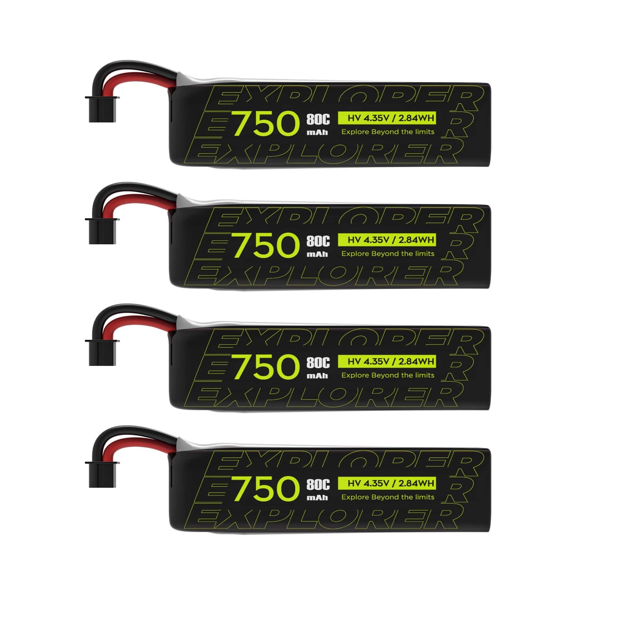 Brushless Motor Thrust Test Stand - 4PCS Explorer Batterie 1S HV V2