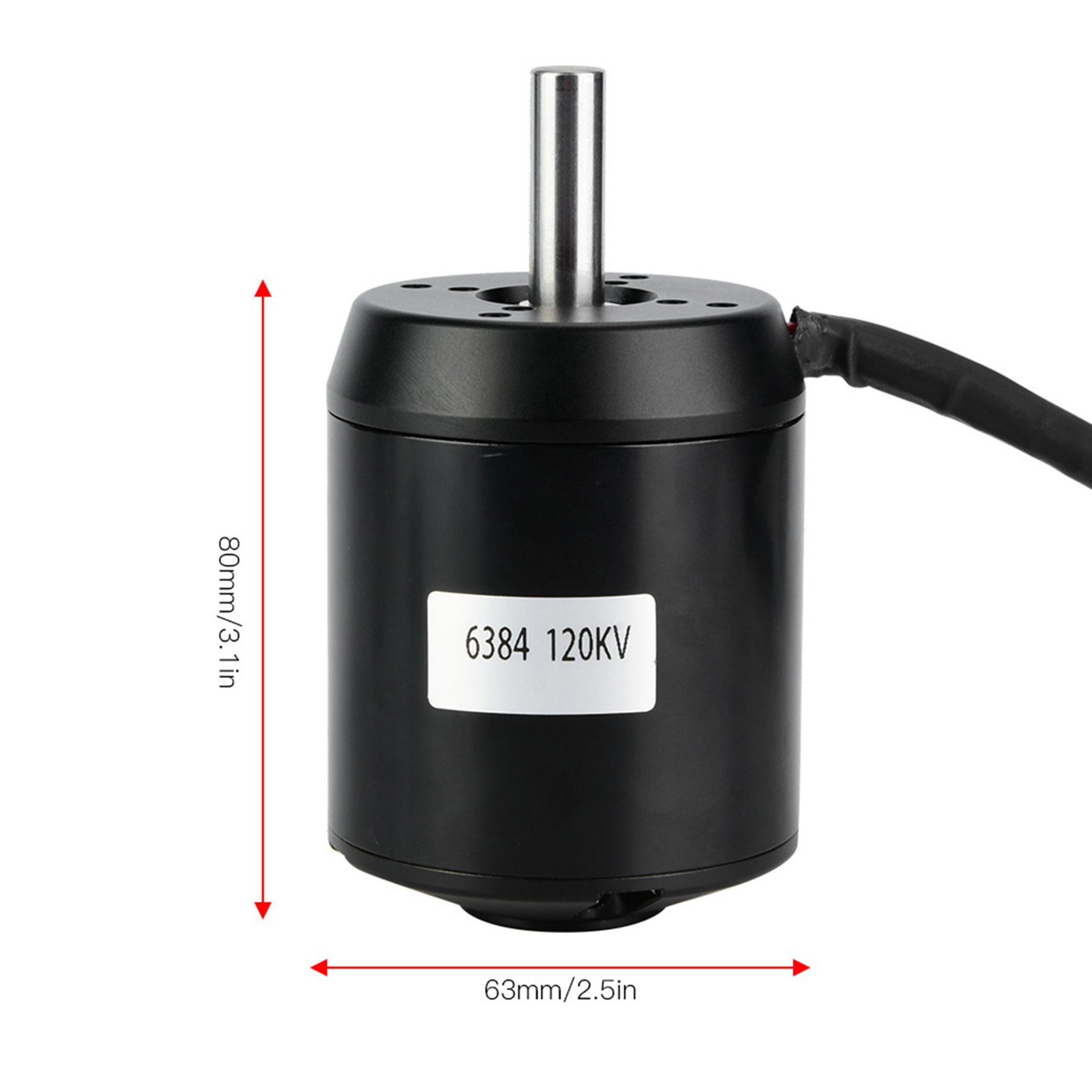 6384 120KV BLDC Outrunner Bürs – 6384 Brushless Motor Sensored Bewertung und Preis