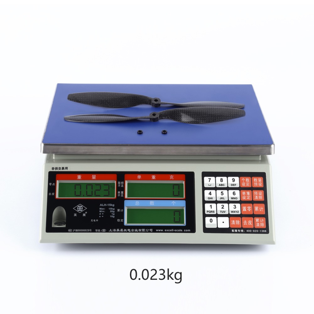 1 Paar 1045 Kohlefaser-Propell – Brushless Motor Thrust Test Stand Bewertung und Preis