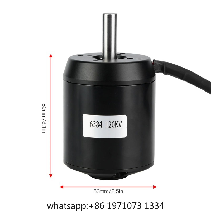 6384 120KV BLDC Outrunner Bürs – 6384 Brushless Motor Sensored Bewertung und Preis